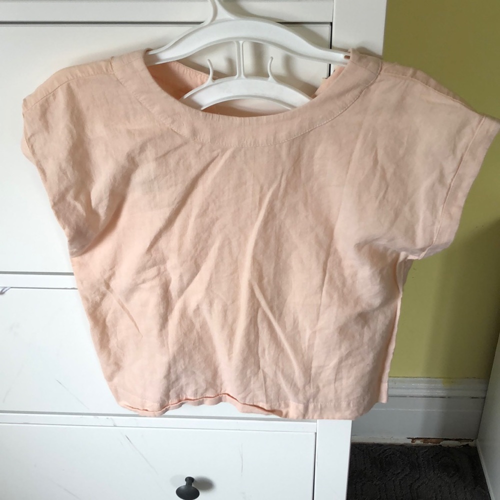 Poppy rose dress shirt size 8